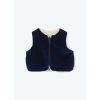 BÉBÉ Arsene et les pipelettes | Gilet Bebe Velours Reversible Bio