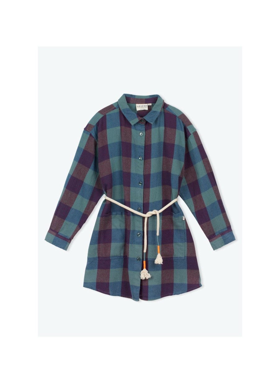 ENFANT Arsene et les pipelettes | Robe Chemise Carreaux