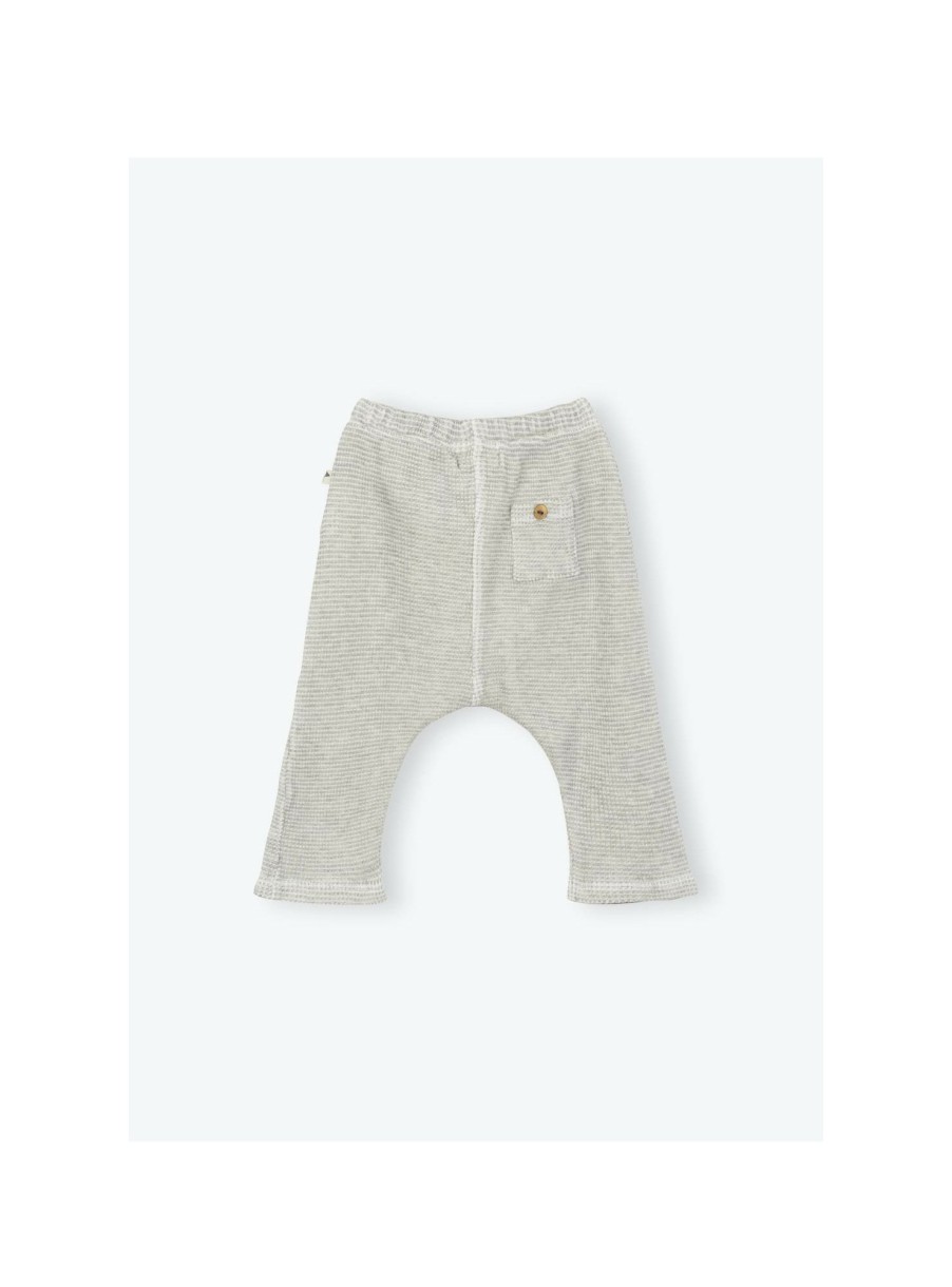 BÉBÉ Arsene et les pipelettes | Pantalon Bebe Nid D'Abeille Bio