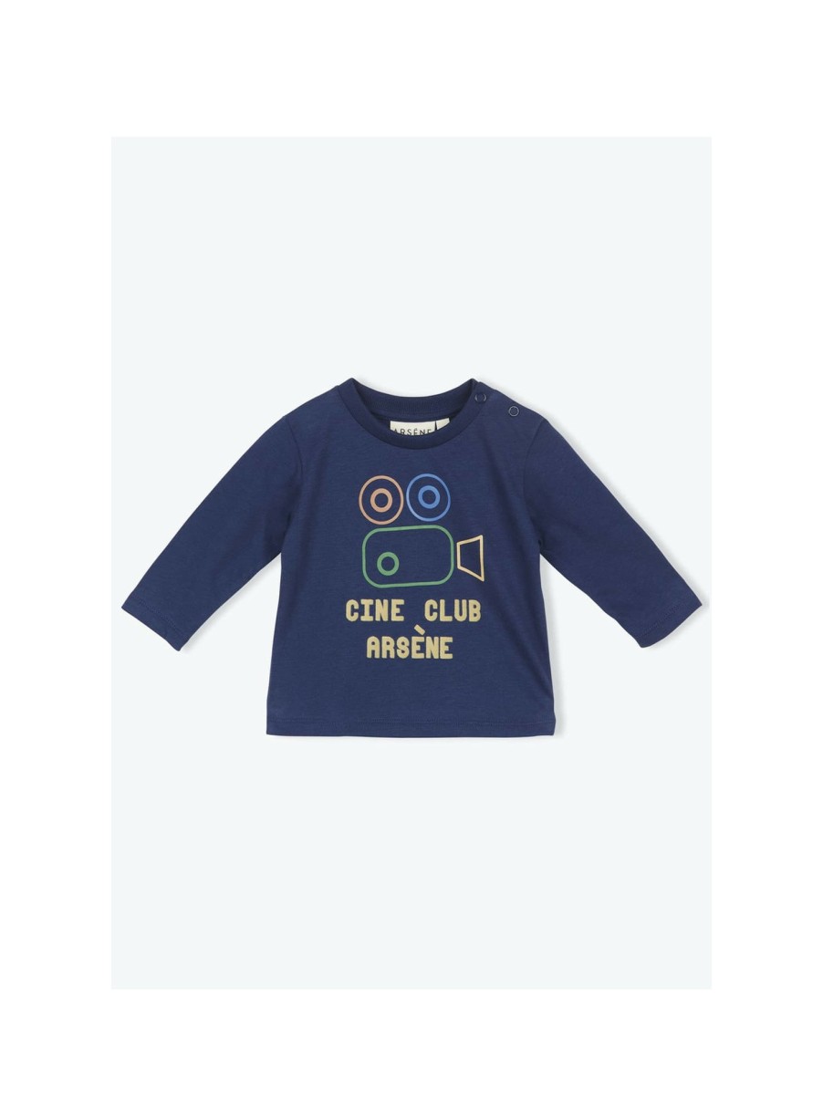 BÉBÉ Arsene et les pipelettes | T-Shirt Bebe Cine Club Arsene Bio