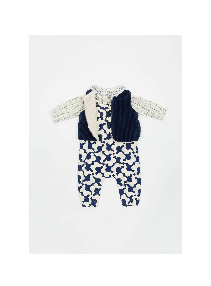 BÉBÉ Arsene et les pipelettes | Blouse Bebe Carreaux Crepe