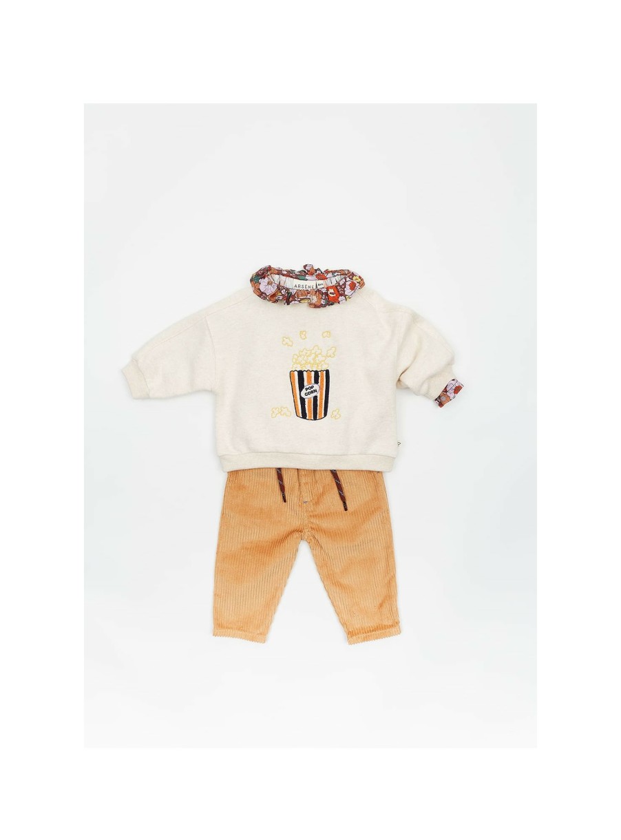 BÉBÉ Arsene et les pipelettes | Pantalon Bebe Velours Gots