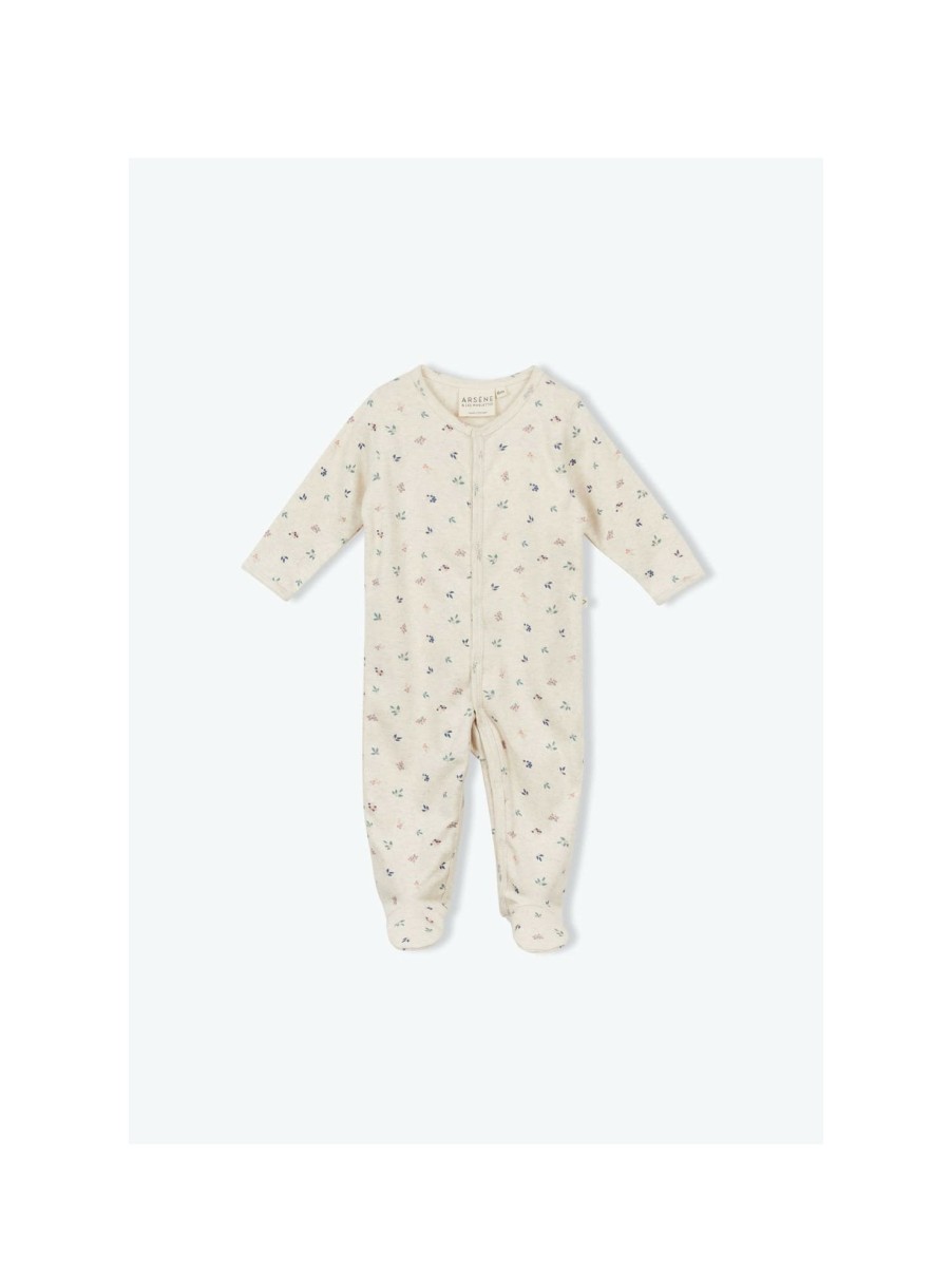 BÉBÉ Arsene et les pipelettes | Pyjama Bebe Fleurs Bio