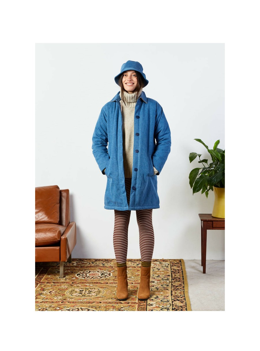 FEMME Arsene et les pipelettes | Manteau Femme Denim Blue