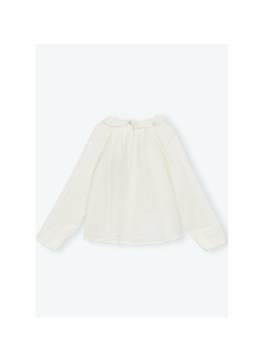 ENFANT Arsene et les pipelettes | Blouse Colerette Fille Double Gots