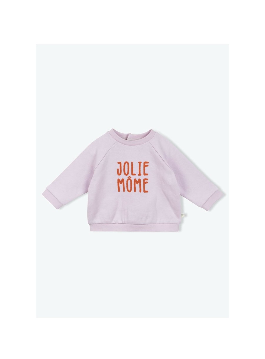 BÉBÉ Arsene et les pipelettes | Sweat Bebe Jolie Mome Gots