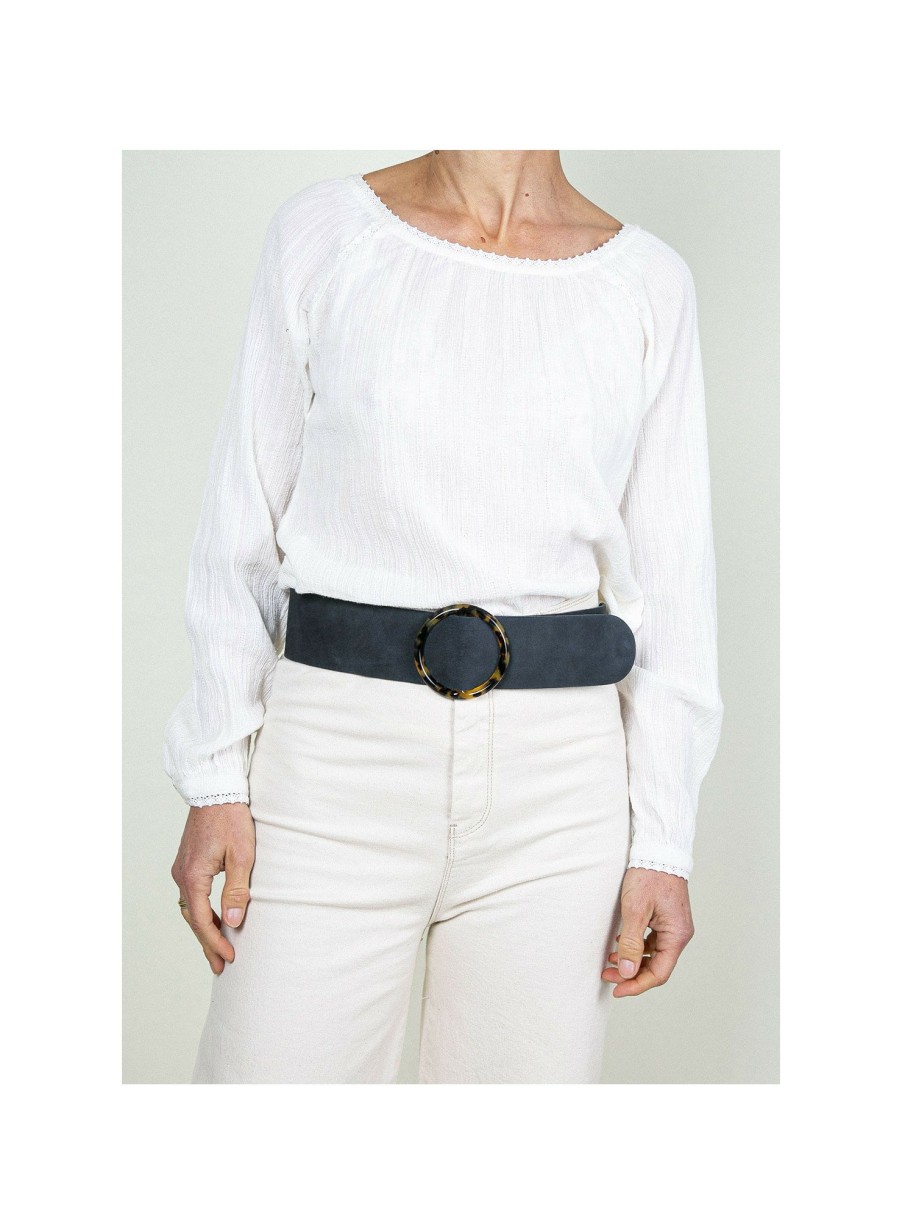 FEMME Arsene et les pipelettes | Ceinture Large Daim Boucle