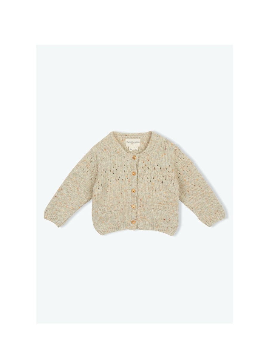 BÉBÉ Arsene et les pipelettes | Cardigan Bebe Tricot Ajoure