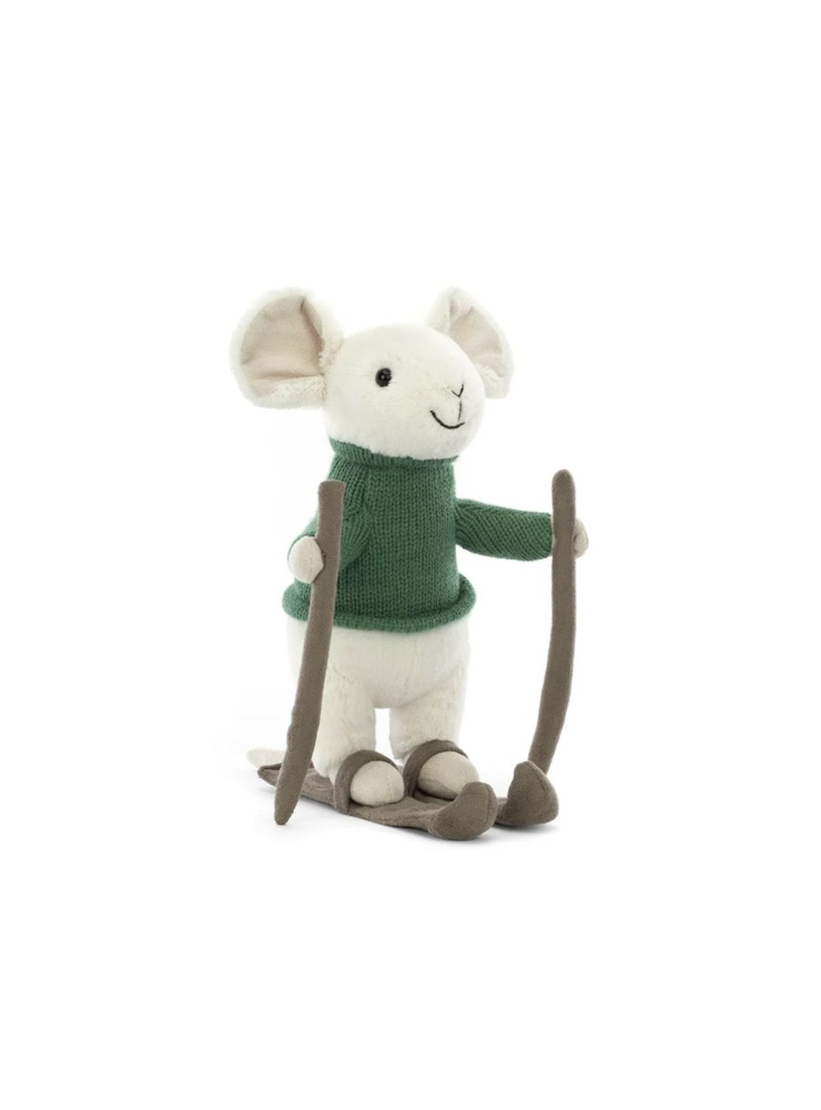 JOUETS ET LIFESTYLE Arsene et les pipelettes | Souris Avec Ski Jellycat©