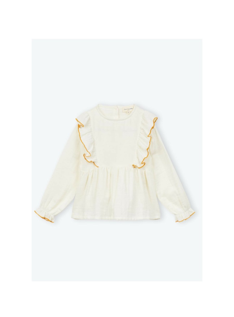 ENFANT Arsene et les pipelettes | Blouse Volants Double Voile