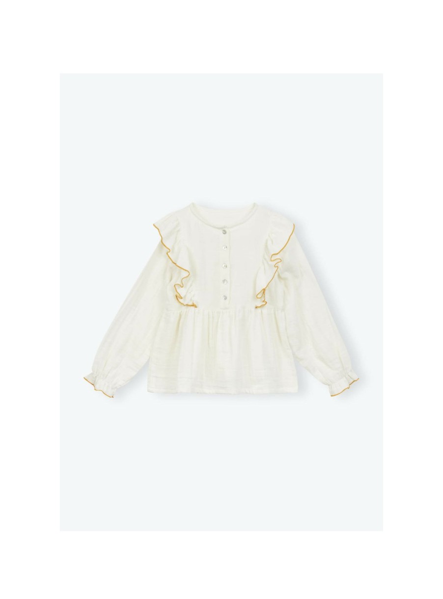 ENFANT Arsene et les pipelettes | Blouse Volants Double Voile