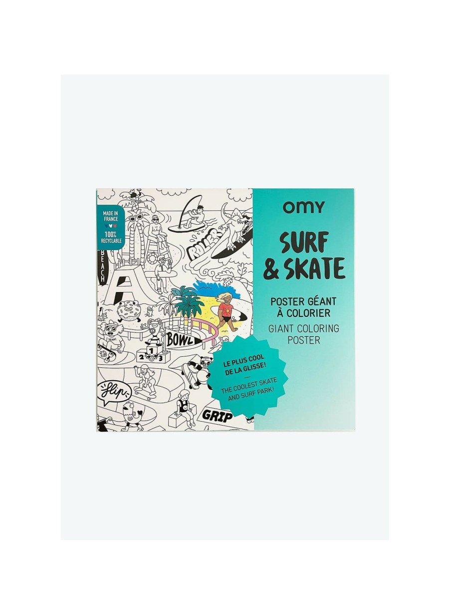 JOUETS ET LIFESTYLE Arsene et les pipelettes | Poster Geant Omy A Colorier